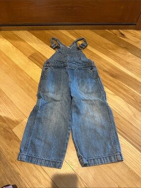 Kids Blue Denim Overalls - Classic Adjustable Straps